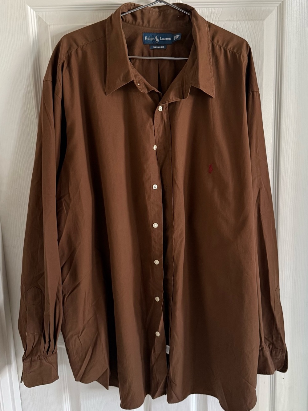 Vintage Chocolate Brown Button Down - Picture 4 of 9